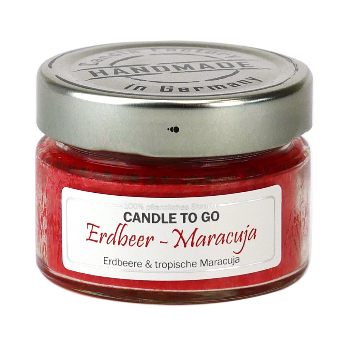 Erdbeer Maracuja - Candle to Go die Duftkerze für unterwegs