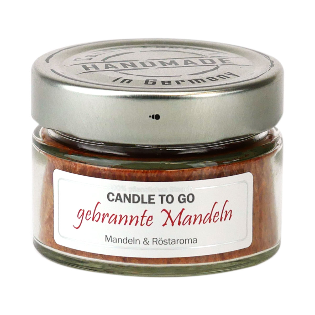 Gebrannte Mandeln - Candle to Go die Duftkerze für unterwegs