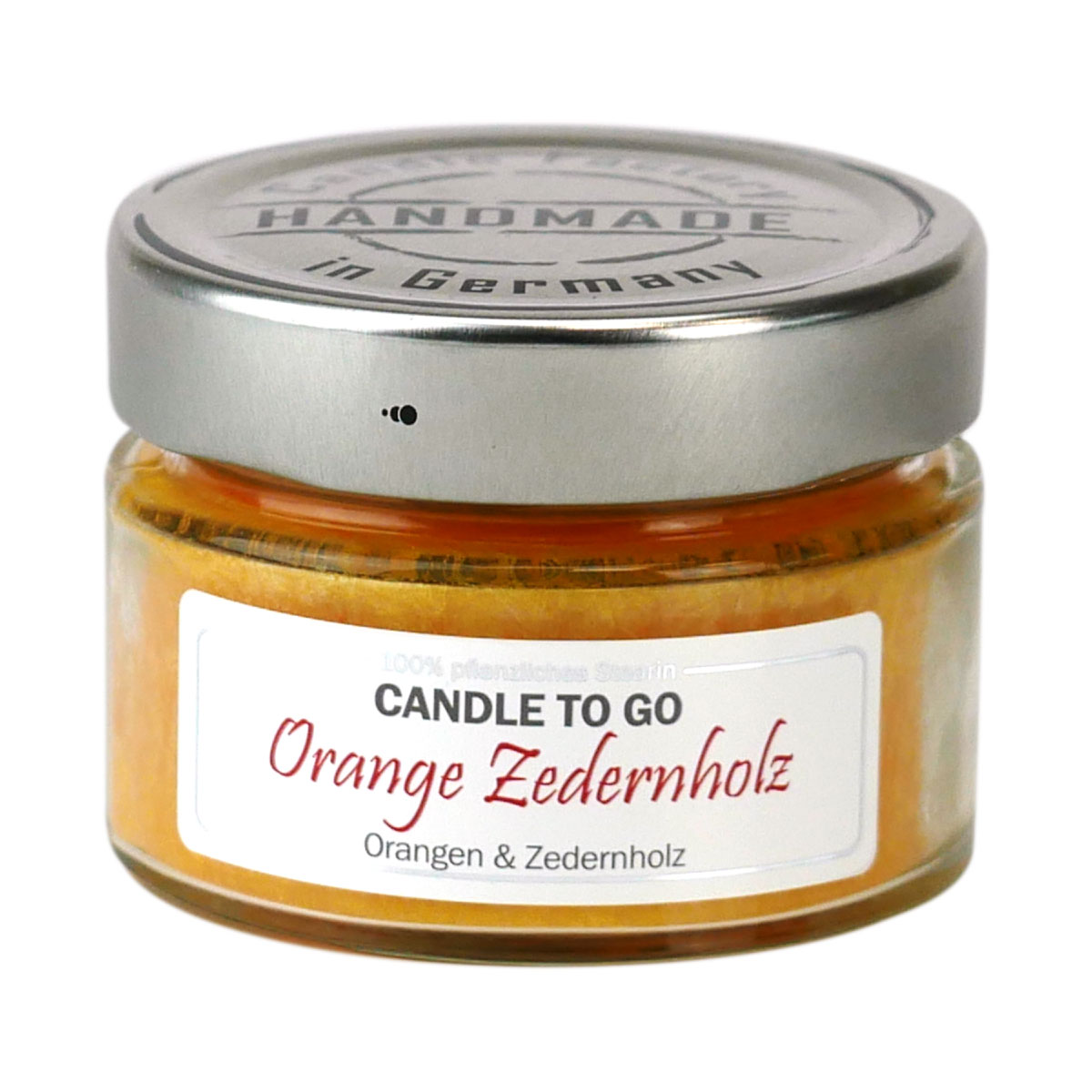 Orange Zedernholz - Candle to Go die Duftkerze für unterwegs