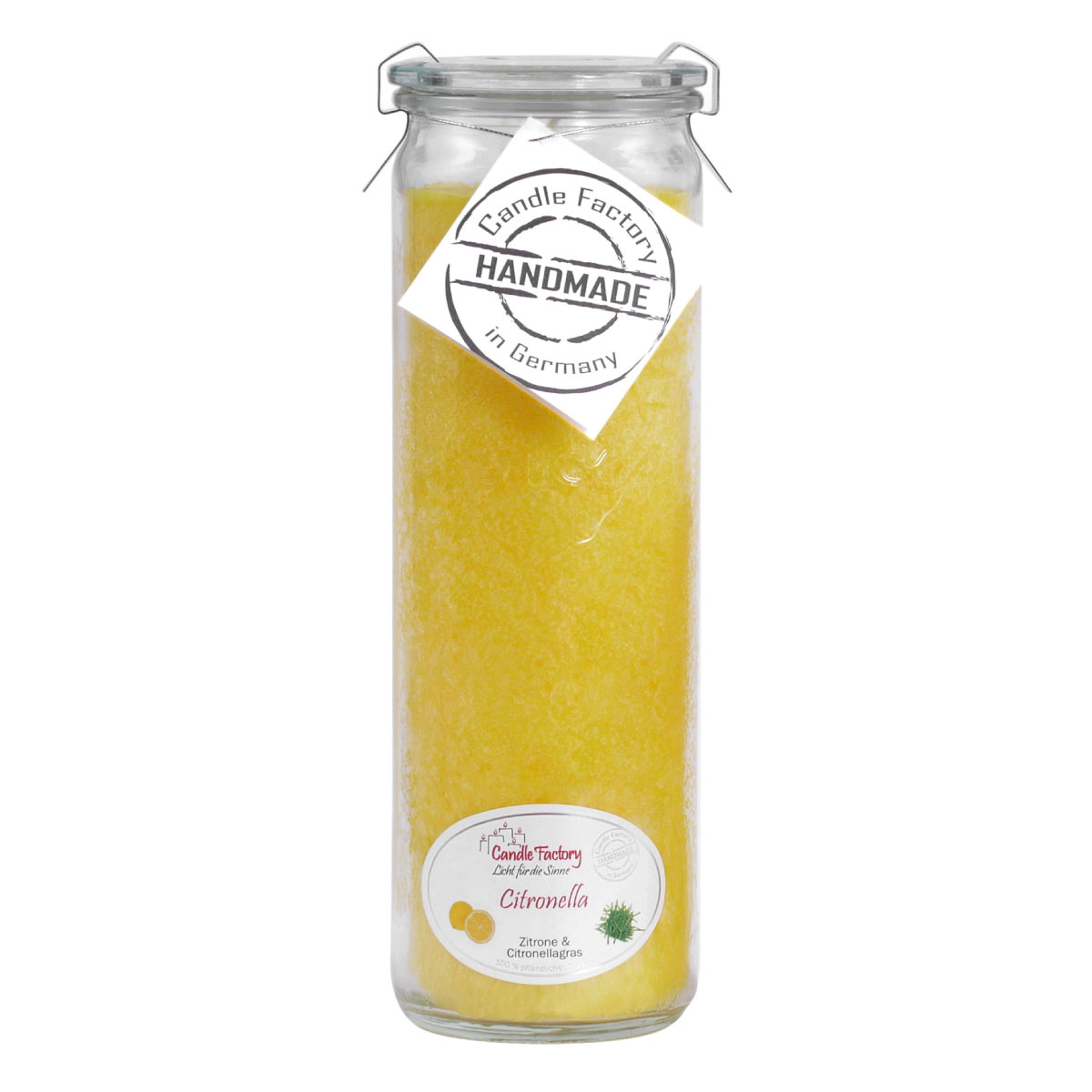 Citronella - Big Jumbo Duftkerze im Weckglas