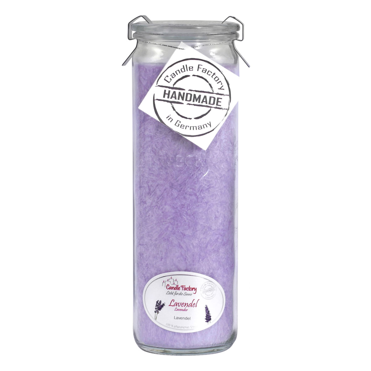 Lavendel - Big Jumbo Duftkerze im Weckglas