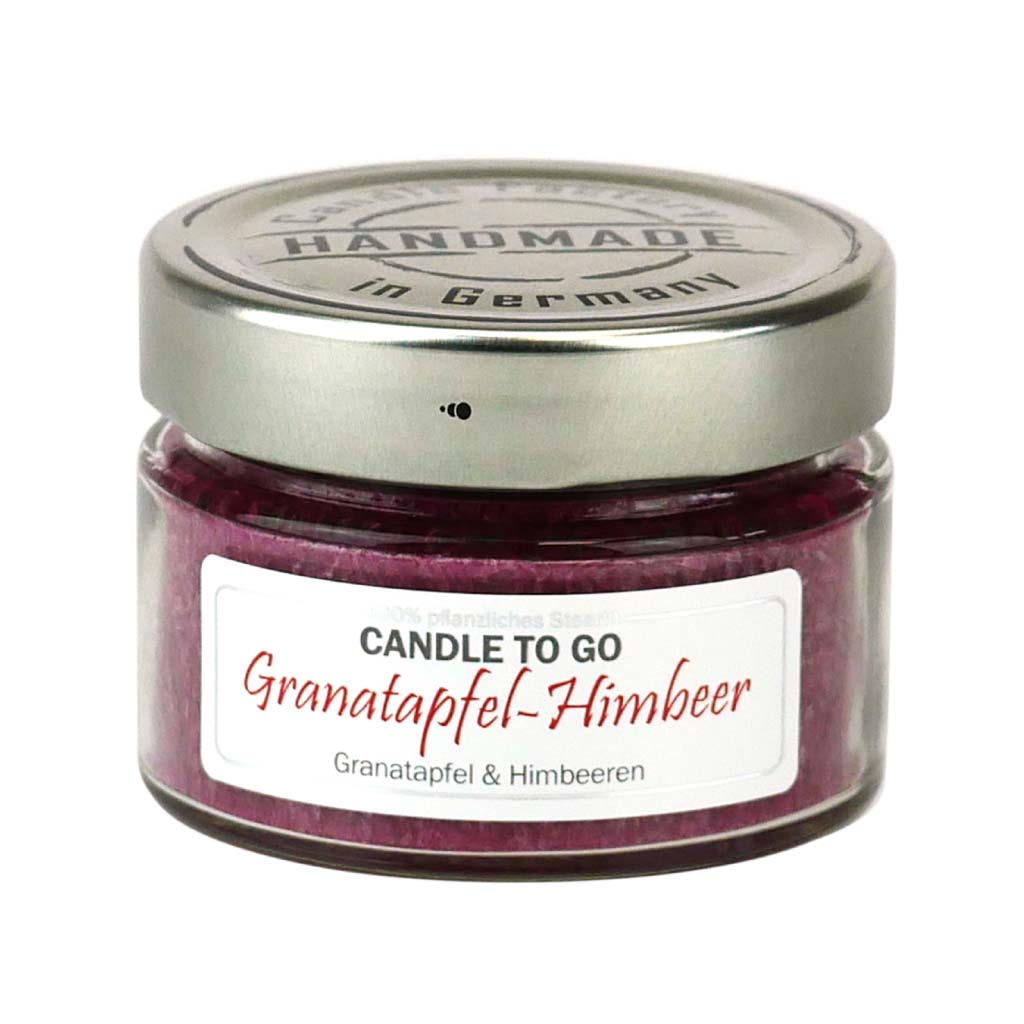 Granatapfel Himbeer - Candle to Go die Duftkerze für unterwegs